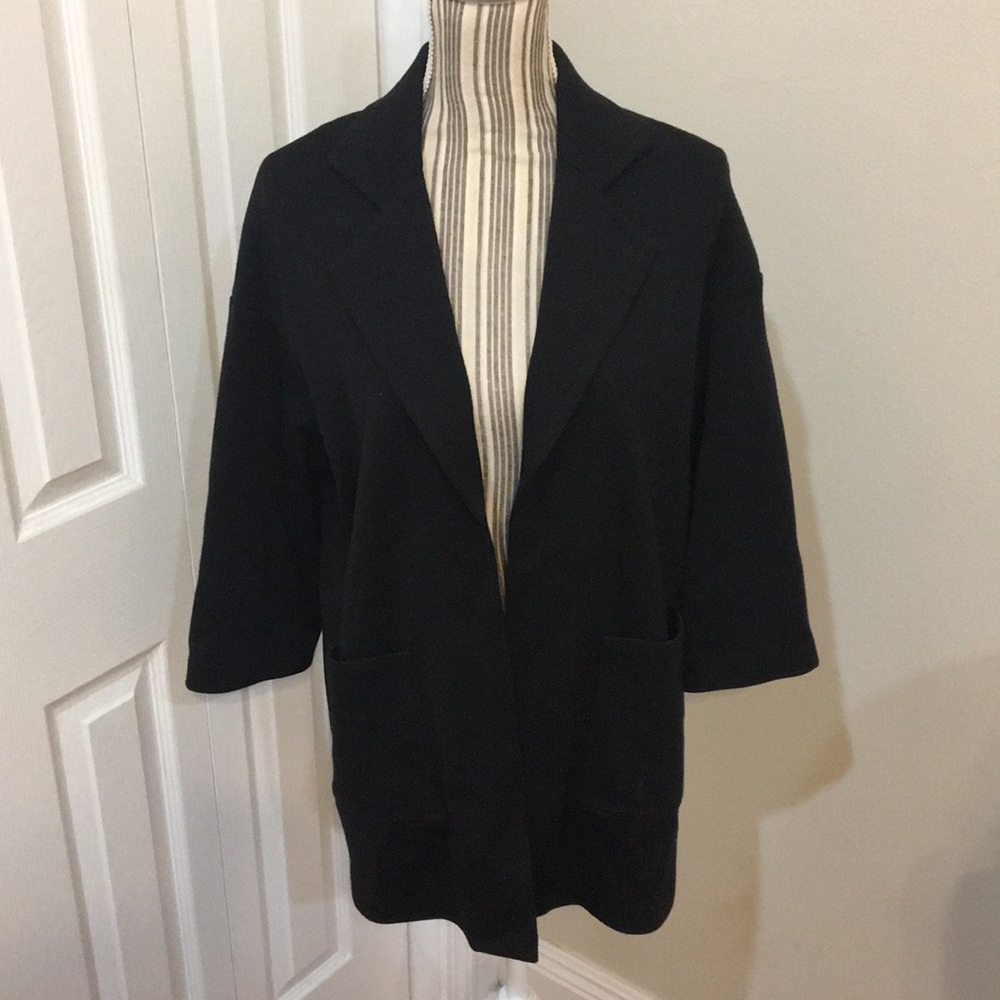 St. John wool collared sweater jacket 10